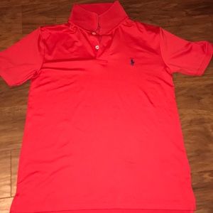 BOYS Red Ralph Lauren Polo Shirt